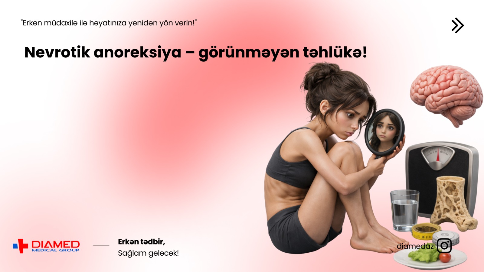 Nevrotik anoreksiya – Psixoloji və fiziki sağlamlığı təhdid edən ciddi pozuntu